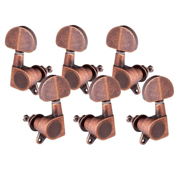 Afinación de Guitarra Acústica Peg Cabeza de Redonda para Guitarra Eléctrica 3R3L Sunnimix Afinadores de Guitarra