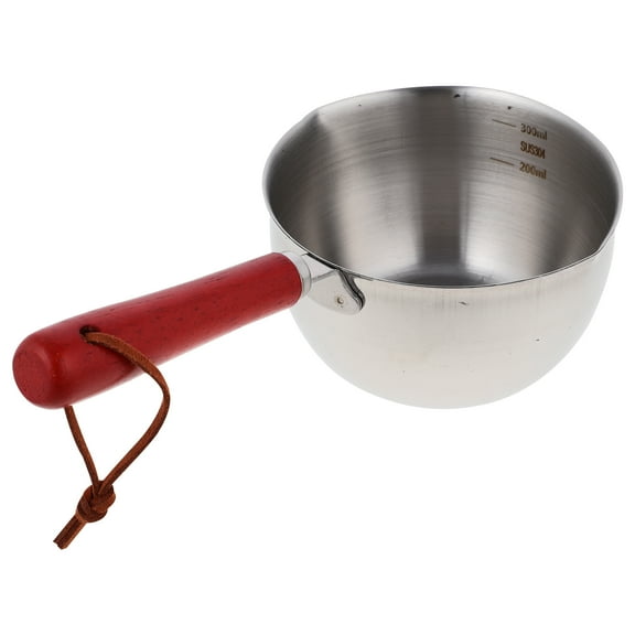 ONAPARTER Stainless Steel Sauce Pan Small Induction Pot Kitchen Cookware For Cooking Boiling Stewing （As Shown）