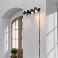 thumbnail image 5 of Globe Electric 22" Minimalist 4-Light Matte Black Plug-in Track Light, 5 of 8