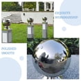 thumbnail image 4 of CTIRCHIU Polished Smooth Shiny Reflective Globe Stainless Steel Ball Decor 1Pack, 4 of 8