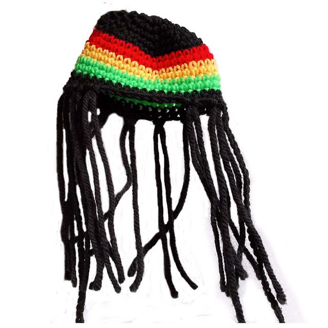 Sombrero de lana con rastas a la moda para mascotas de Halloween, bonito, novedad, decoración divertida, disfraz de fiesta, accesorios divertidos de ropa para gatos, gatitos pequeños Feliz Sencillez
