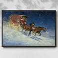 thumbnail image 3 of Nick of Time - Framed Gallery Wrapped Holiday Canvas - 25 x 37 - Black Frame, 3 of 9
