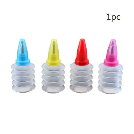 

CANKER Easy Squeeze Applicator Bottles Cookie Cutters and Cake Decorating Food Coloring Squeeze Bottles Easy Cleaning