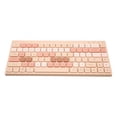 thumbnail image 1 of USB  Keyboard, 2.4G  BT Keyboard, 84 Keys Type C Interface Water Drop Keycap Tablet Keyboard For Mobile Phone Desktop, 1 of 8