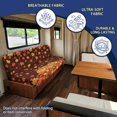 thumbnail image 5 of POLERO Autumn Stretch 2 Piece RV Jackknife Sofa Cover, Washable Furniture Protector Compatible with Travel Trailers, Motorhomes and Campers, 5 of 6