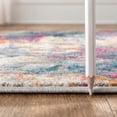 thumbnail image 6 of Nourison Passion Ivory/Multi 8' x Round Area Rug, Painterly, Boho, Bed Room, Living Room, Dining Room, Kitchen, , Easy Cleaning, Non Shedding (8' Round), 6 of 13