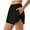 #01 Black 【Mix, Match & Rotate: Stock Up on Your Favorite Colors】, variant on Women Solid Sweat Shorts, Elastic Waistband Flattering Profile Base, Functional Side Pockets Soft Cozy Cotton Blend Matrix, Gym Running Fitness Workout Training Activewear, Casual Summer | Velmuse