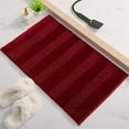 thumbnail image 2 of Mecorevxz Bathroom Rugs 16x24Inch,Extra Soft Absorbent Chenille Bath Rugs,Rubber Backing Fast Dry,Machine Washable Bath Mats for Bathroom Floor,Tub and Shower, Home Decor Accessories,Red, 2 of 6