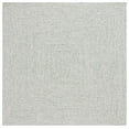 thumbnail image 2 of SAFAVIEH Braided Gino Distressed Machine Washable Reversible Area Rug, Ivory/Green, 6' x 6' Square, 2 of 13
