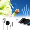 thumbnail image 3 of Sports Ear Hook Padded Stereo Over the Ear Headphones Headset with Braided Cable Mic Control, 3 of 9