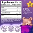 thumbnail image 3 of Kids Sleep Gummies 2mg - Children's Sleep Gummy with Melatonin, Non-Habit Forming, Works with Natural Sleep Cycle, Supports Peaceful, Restful Sleep, Calm & Drug-Free, Natural Berry Flavor, 60 Gummies, 3 of 11