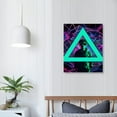 thumbnail image 3 of Nawypu  Gamer Symbol Canvas Wall Art for Gaming Room Wall Decor Colorful Geometry Video Game Buttons Painting Picture Framed Artwork Boys Room Teens Playroom Decor, 3 of 4