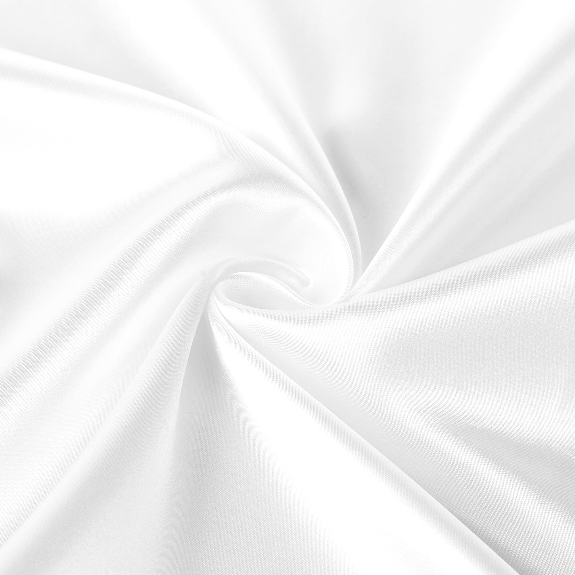 Unique Bargains 1 PC Satin Envelope Closure Body Pillowcases White 20"x72"