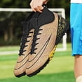 thumbnail image 3 of Zapatos de fútbol al aire libre para hombre, botas de fútbol cómodas, tacos de fútbol profesionales, zapatos de entrenamiento deportivos transpirables, envío directo, 3 of 5