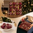 thumbnail image 4 of 16 Pcs Shatterproof Plastic Christmas Ball Ornaments Set, Christmas Tree Flocked Hanging Balls Decorfor Xmas Tree Decor, Holiday Party Home Decoration, 4 of 5