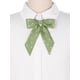 thumbnail image 4 of INSPIRAR CHIC Corbatas de Lunares para Mujeres de Regreso a Clases, Ajustables y Elásticas, Corbata de Moño Preatado, Uniforme Cosplay, Amarillo Verde, Talla Única, 4 of 6