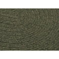 thumbnail image 2 of WL55R024X108 Bristol - Olive 2'x9' Rug, 75% Polypropylene/25% Wool - Runner (Oval)., 2 of 2