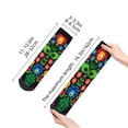 thumbnail image 2 of Bingfone Traditional Floral Polish Design Patterned Men's Women's Casual Cotton Socks, 2 of 5