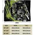 thumbnail image 6 of Camo Truck Blanket Plush Cozy Cool Car Throw Blankets for Girls Boys Women Men Kids Flannel Fleece Ultra Soft Fuzzy Party Blanket Gifts for Bed 80"X60", 6 of 6