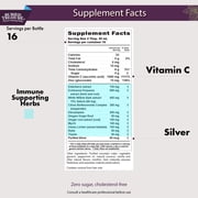Buried Treasure ACF 14 in 1: Liquid Immune Support with Vitamin C, Zinc, Elderberry & Echinacea - PillFree Short Term Wellness Formula Vegan, Non-GMO, 16 fl oz