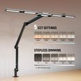 thumbnail image 4 of NEEWER Basics 32.5" Clip On Dktop LED Foco para Oficina Casa,23W LED Architect Cla La con 5 Barra Luz,Iluminación Regulable para Ordenador Ma Dibujo critorio Videoconfereia Atmósfera,DL01, 4 of 5