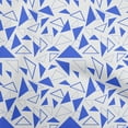 thumbnail image 1 of oneOone Viscose Chiffon Medium Blue Fabric Geometric Fabric For Sewing Printed Craft Fabric By The Yard 42 Inch Wide, 1 of 4