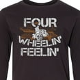 thumbnail image 4 of Inktastic Four Wheeling Mudding Activity Long Sleeve Youth T-Shirt, 4 of 5