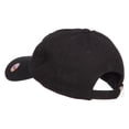 thumbnail image 3 of Saint Kitts Flag Embroidered Washed Cap - Black OSFM, 3 of 5