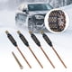 thumbnail image 5 of Cadenas para neumáticos de nieve para coche, agarres de nieve de instalación rápida, cadena de tracción de emergencia antideslizante para accesorios Negro 4 piezas, 5 of 8