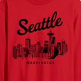 thumbnail image 2 of Instant Message - Seattle Washington - Men's Long Sleeve T-Shirt, 2 of 5