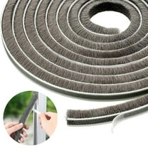 BTideas Self-Adhesive Weather Stripping for Doors and Windows,32.8 Ft Sound Proofing Door Seal,Grey