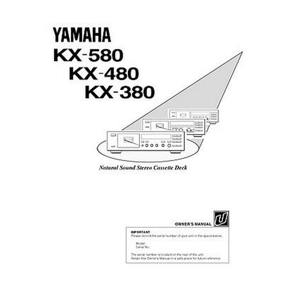 Instruction Manual ONLY for Yamaha KX-650 Cassette Deck Owners Manual REPRINT