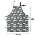 thumbnail image 5 of Uemuo Gamers Pattern Waterproof Apron Adjustable Dishwasher Apron- Apron for Women Men Heavy Duty Work Apron for Dishwashing Chemical Lab, 5 of 9