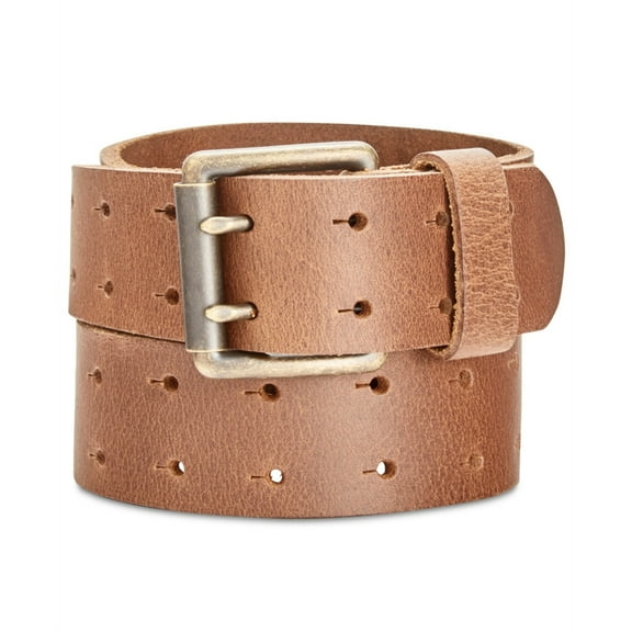 Levis Mens Leather Belt Belt Tan M