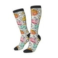 thumbnail image 2 of Balery Skull And Flowers Fun Novelty Socks Men'S Women'S Crew Socks Funny Crazy Novelty Socks Quirky And Cool Socks, 2 of 9