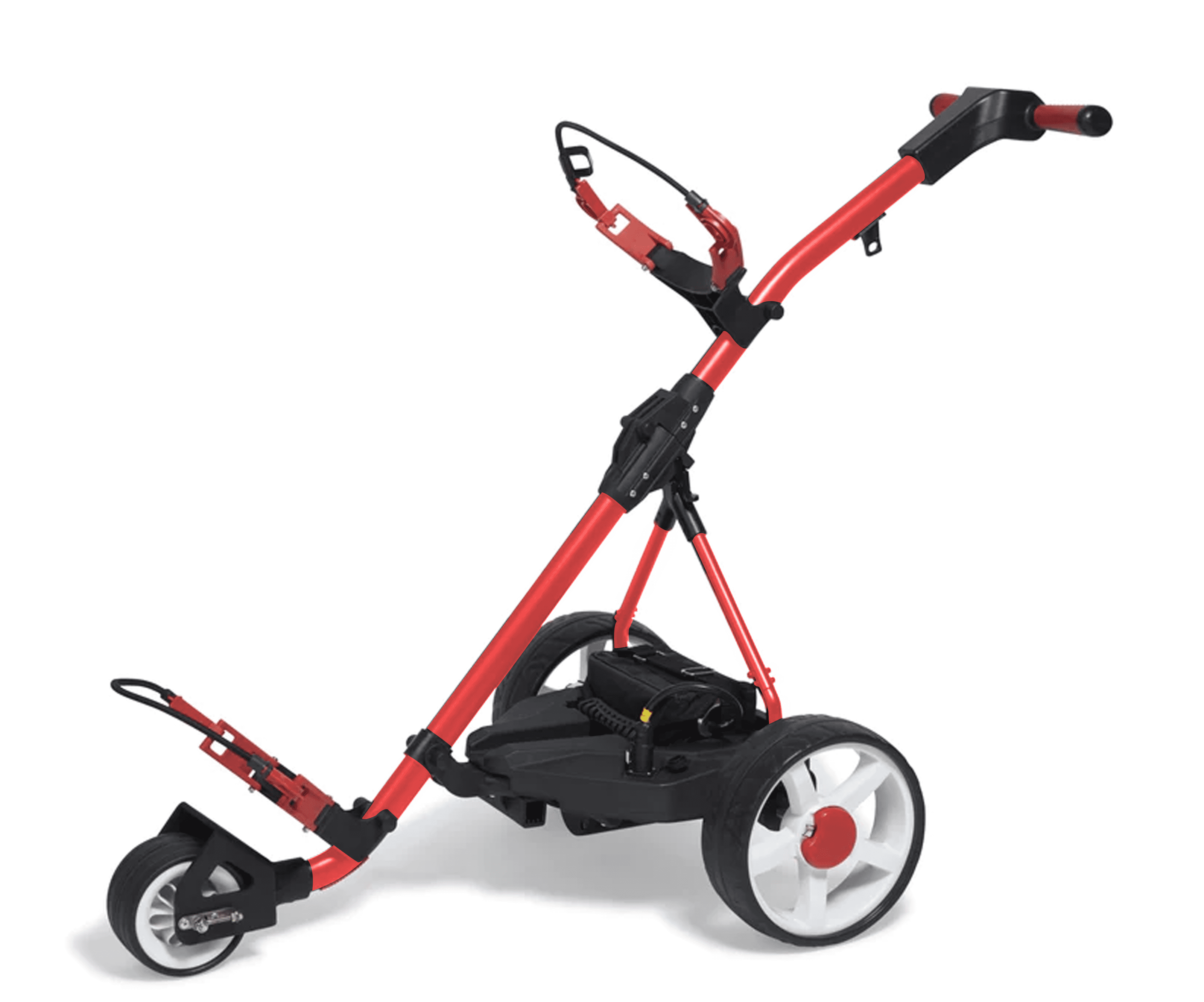 Super E Caddy The Weekender Golf Push Cart 3Wheel Folding Electric