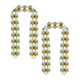 thumbnail image 2 of Haiem Sunflowers (2) Pattern Graduation Stole 2024 | Premium Satin Sash for Graduation Ceremony, 2 of 7