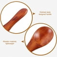 thumbnail image 5 of Kitchen Caninets Small Wooden Spoon Mini Seasoning Tasting Cooking Scoop Spoons for Jars Solid Lotus Tree 6 Pcs, 5 of 6