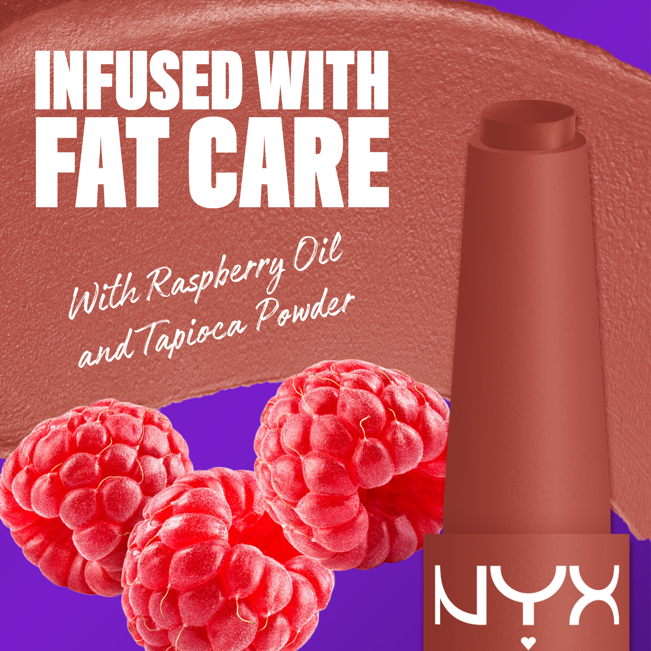 NYX Professional Makeup Fat Matte Lipstick, Rose Robe photo 4