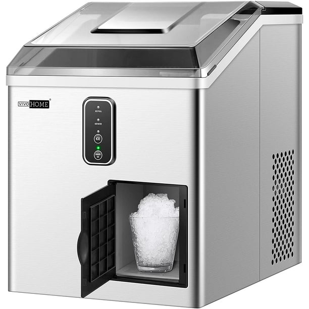 VIVOHOME 2 in 1 Countertop Ice Maker & Ice Shaver Machine, 33lbs/day