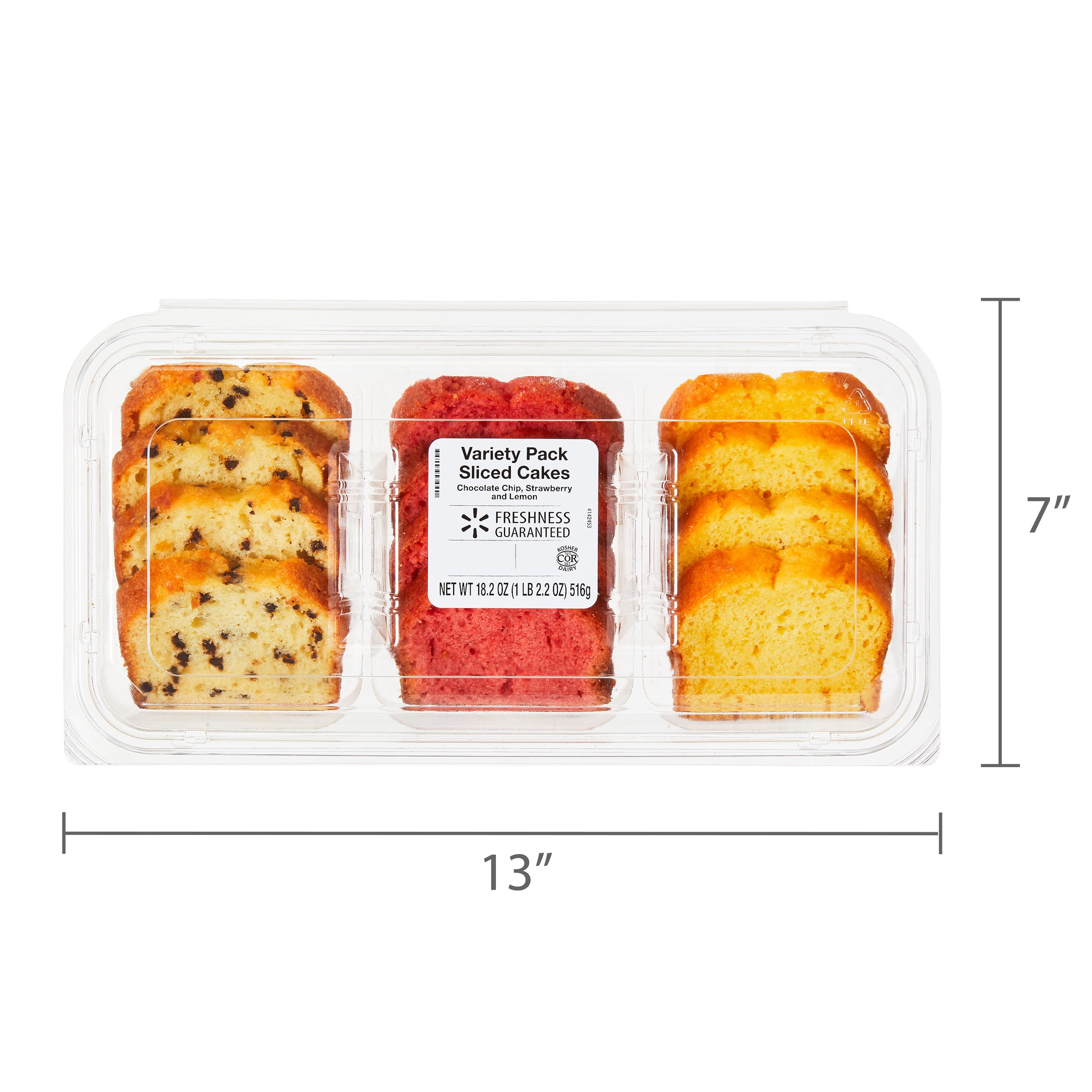 Freshness Guaranteed Variety Pack Sliced Cakes, 18 oz, 12 Count