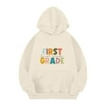 thumbnail image 5 of Ruyang First Grade Hoodies Back to School Hooded Sweatshirts Kids Boys Girls First Day of School Hoodie Cute Pullover Top, 5 of 5