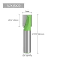 thumbnail image 1 of Carbide Cutters Router Bits 1Pc 12.7Mm Cleaning Bottom For Woodworking Milling Cutter Router Bit For Wood Tools, 1 of 5