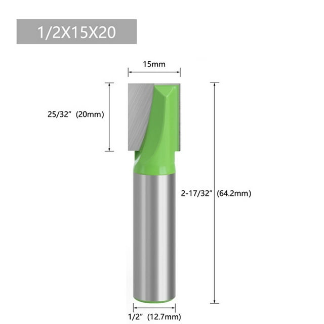 1 Pce Fraise de Nettoyage de Tige de 12,7 mm pour Débroussailleuse Gravure Menuiserie