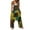 Green, variant on Conairie Overalls For Womens Color Block Comfy Boho Streetwear Rompers One Piece Outfits With Pockets Blue L