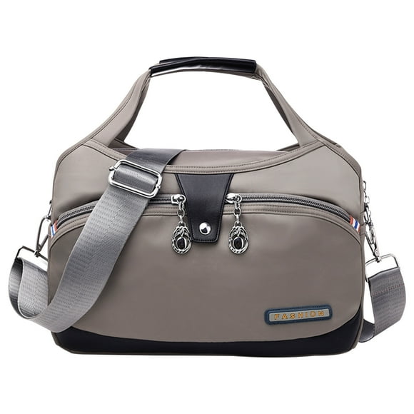 RXIRUCGD Sacs Bandoulière Imperméables en Nylon pour Femmes Sac à Bandoulière à Multiples Poches Sac de Voyage et Sac à Main