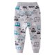 thumbnail image 4 of Odeerbi 2-8 Años Para Niños Pantalias de Azúcar de Algodón Excavador Trabajo Impreso Atletismo Sports Jogger Pantalones Spring Borded Joggers, 4 of 5