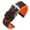 Black Orange, variant on Nylon Rubber Bottom Watch Straps Canvas Men Watch Band Breathable Waterproof Replacement Bands 20mm 22mm