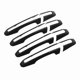 thumbnail image 1 of Door Handle Cover Trim For-Jaguar XE XF F-Pace X761 for Land, Black, 1 of 4