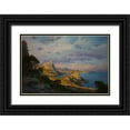 thumbnail image 1 of Sviridov, Sergei 14x11 Black Ornate Wood Framed with Double Matting Museum Art Print Titled - Rocky Coast XI, 1 of 4
